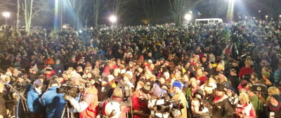 Punxsutawney Phil Predicts An Early Spring; Local Student Performs During Groundhog Day Festivities