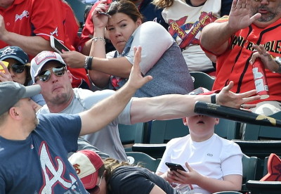 Pirates Fan Saves Kids Face From Flying Baseball Bat