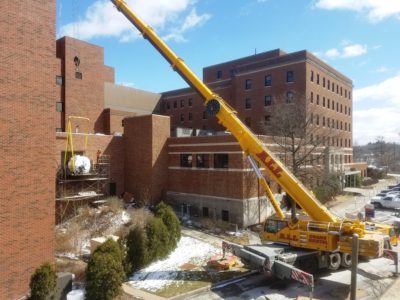 Old MRI Unit Removed From Butler Memorial Hospital; New Tech To Arrive In May