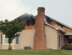 Lightning Strikes Center Twp. Home