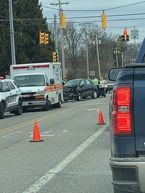 One Injured In Evans City Road Accident