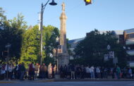 Protest in Diamond Park