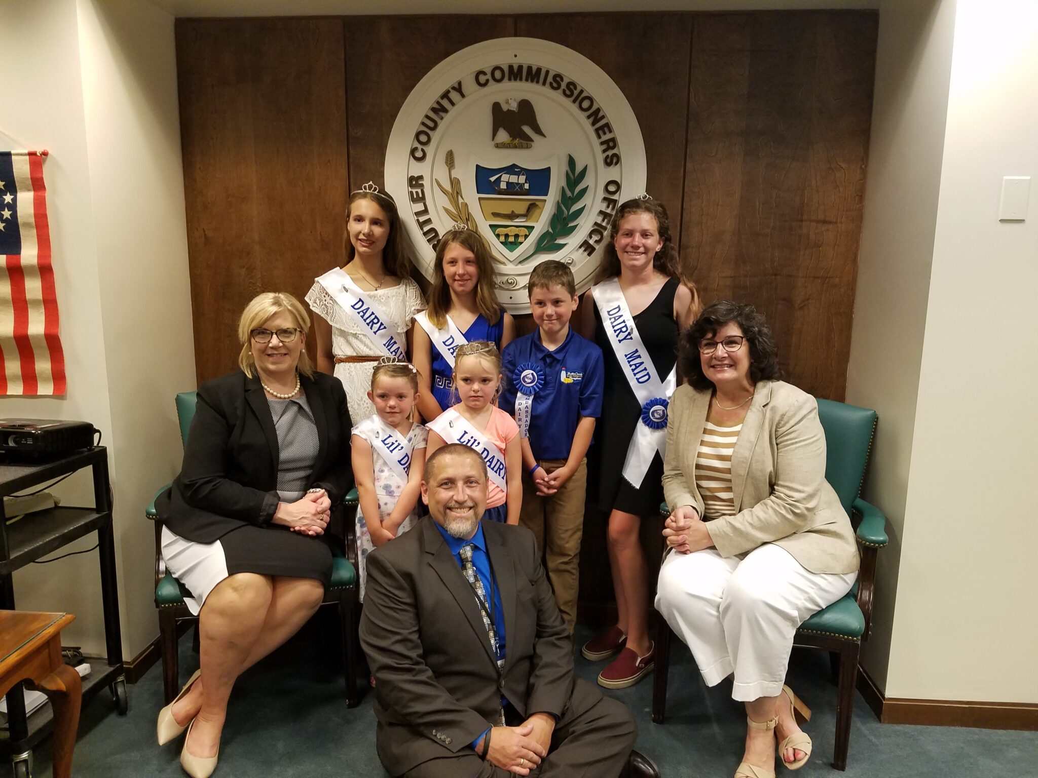 Commissioners Recognize Dairy Maids