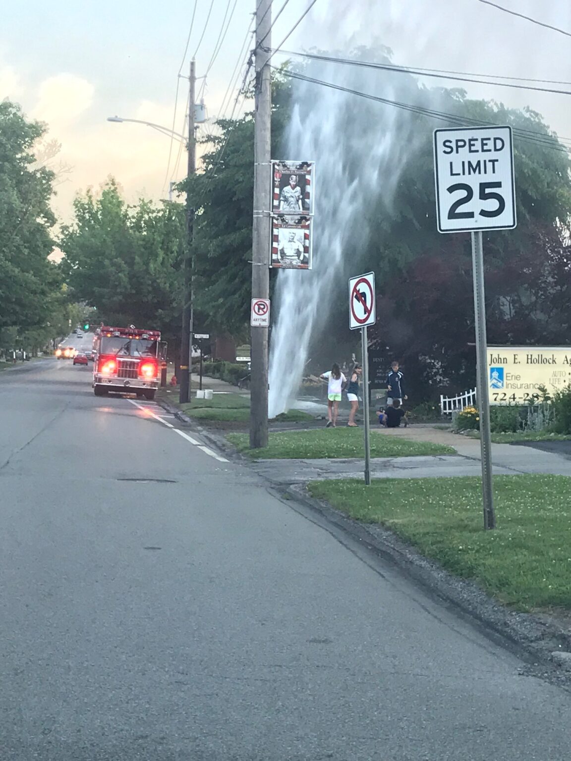 Water Line Break Causes Downtown Disruptions