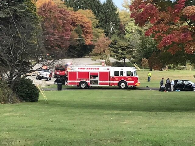 Two Flown To Hospital After Center Twp. Crash