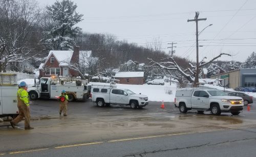 Crews Working On Hansen Avenue Water Line Break