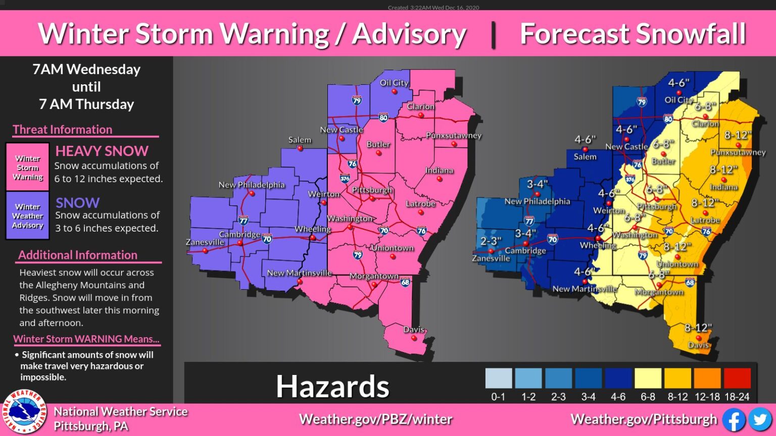 Winter Storm Warning Issued For Butler County