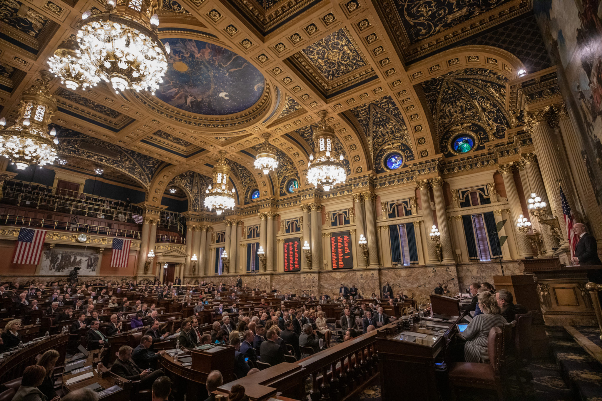 Lt. Gov. Fetterman Removed From Senate In Chaotic Swearing-In Ceremony