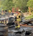 Fire Destroys Garage In Marion Twp.