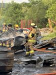 Fire Destroys Garage In Marion Twp.